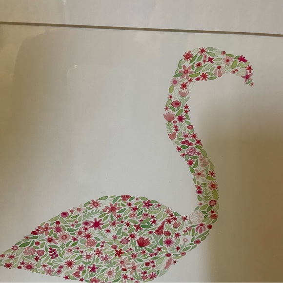 SOLD-Flamingo 🦩 floral frame - Picture 4 of 10